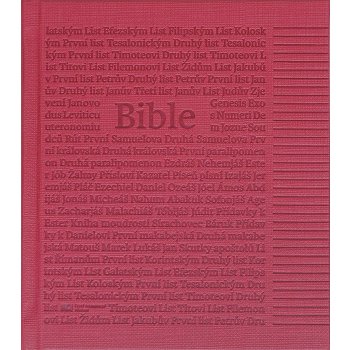 Česká biblická společnost Poznámková Bible korálová