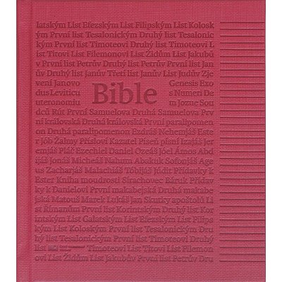 Česká biblická společnost Poznámková Bible korálová