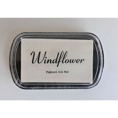 Windflower Razítkovací polštářek bílá – Zboží Mobilmania