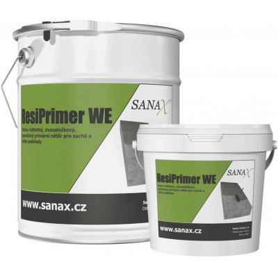 Sanax ResiPrimer WE | Vodou ředitelný epoxidový penetrační nátěr suché a vlhké povrchy | 5 kg – Sleviste.cz