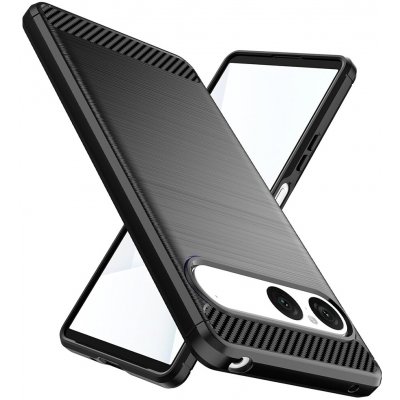 Techsuit - Karbonový silikon - Sony Xperia 10 VII - černý – Hledejceny.cz