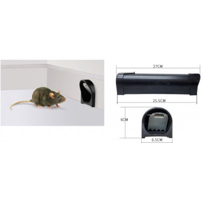 PEPU Plastová past na myši 27x6 cm – Zboží Mobilmania