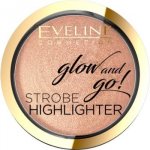 Eveline Cosmetics Glow and Go! Rozjasňovač 02 Gentle Gold 8,5 g – Zboží Dáma
