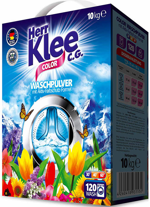 Klee Color prášek na praní barevného prádla 120 PD