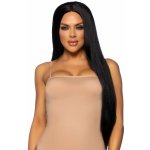 Leg Avenue Long Straight Center Part Wig Black – Zboží Mobilmania