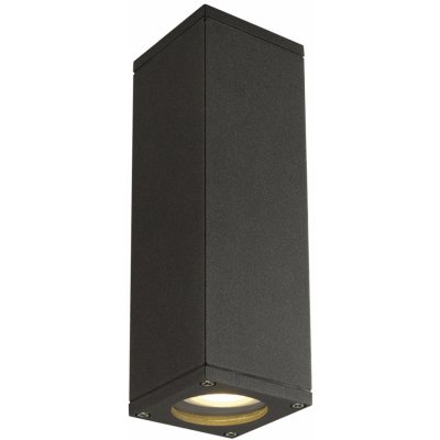 SLV THEO UP-DOWN OUT wall light, square, anthracite, GU10, max. 2x35W – Hledejceny.cz