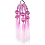 Dětské copánky a bublinky na gumičce - 99/Hotplum/L-pink – Sleviste.cz