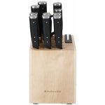 KitchenAid Gourmet březový blok s noži 12 ks, KAG12STSNBXOBQ – Zboží Dáma