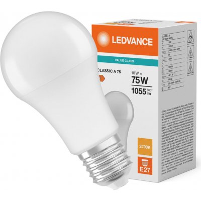 LEDVANCE LED CLASSIC A 10W 827 FR E27 – Hledejceny.cz