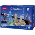 CubicFun 3D puzzle CityLine panorama: New York 123 ks – Sleviste.cz