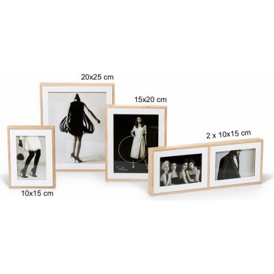 Philippi Dvojitý fotorámeček FASHION, 15 x 10 cm - – Zboží Živě
