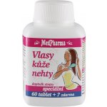 MedPharma Vlasy kůže nehty 67 tablet – Hledejceny.cz