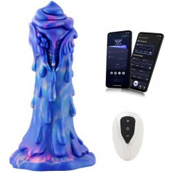 HiSmith WDA030 M Wildolo Designer Series Silicone Dildo Vibrator with App 21.5cm Blue