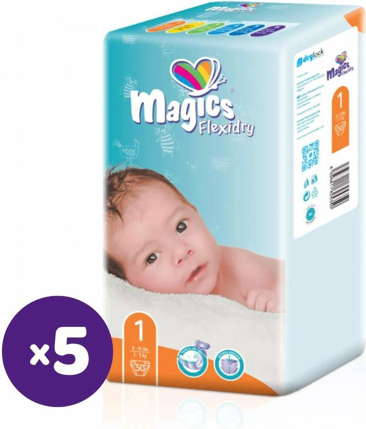 Magics Flexidry 1 Newborn 2-5 kg 250 ks