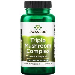 Swanson Triple Mushroom Complex Extract 60 kapslí