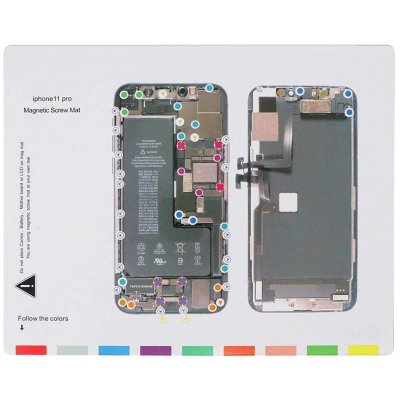Magnetická podložka na opravu telefonu iPhone 11 PRO