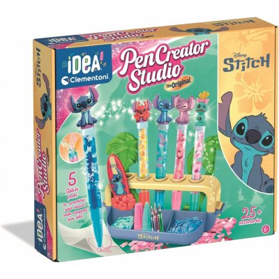 Clementoni Idea My Pen Atelier Stitch kreativní sada na výrobu 5 propisek – Hledejceny.cz