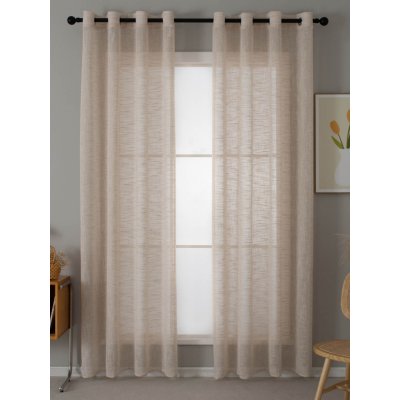 MKLuzkoviny.cz Závěsy Leonardo béžová – 140 × 280 cm (2 ks) – Hledejceny.cz