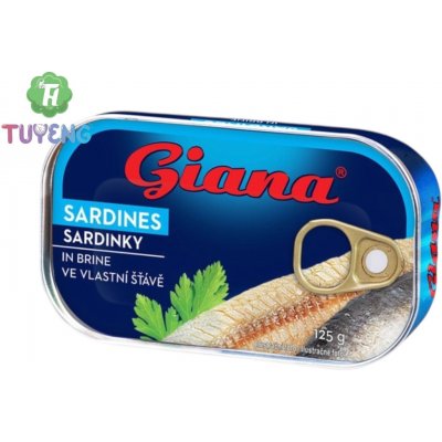 Giana Sardinky ve vlastní šťávě 125 g – Hledejceny.cz