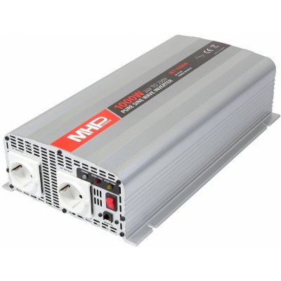 MHPower INT-1000W, 1000W, 24V/230V, čistá sinus; INT-1000W-24V