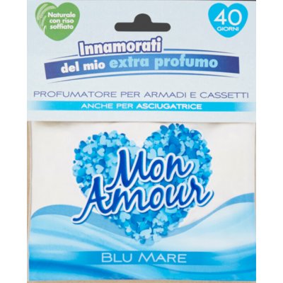 Mon Amour Blu Mare parfémovaný sáček do skříní a šuplíků 12 g – Zboží Dáma Mon Amour Blu Mare parfémovaný sáček do skříní a šuplíků 12 g – Zboží Dáma