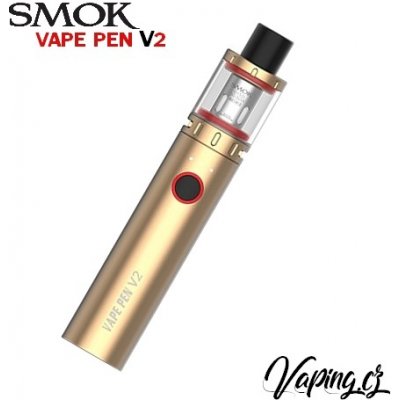 Smoktech Vape Pen V2 1600 mAh Zlatá 1 ks – Hledejceny.cz