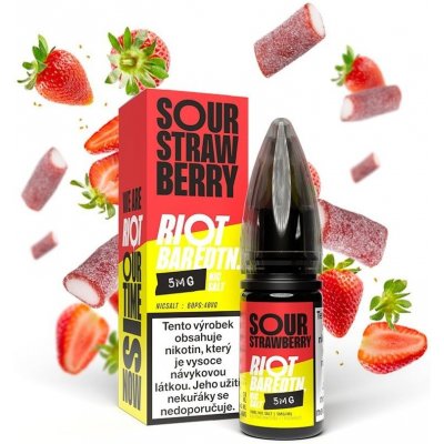 Riot Squad BAR EDTN Salt Sour Strawberry 10 ml 10 mg – Zboží Mobilmania