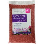 Vivaco VivaPharm sůl do koupele Alpské byliny UVOLNĚNÍ TĚLA & MYSLI 1000 g – Zboží Dáma