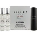 Chanel Allure Homme Sport EDT 3 x 20 ml 60 ml Chanel dárková sada