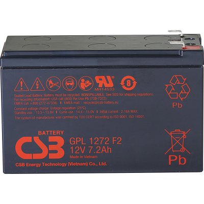 CSB 12V 7,2Ah GPL1272 F2 – Zbozi.Blesk.cz