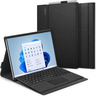 Spigen Stand Folio Black Microsoft Surface Pro 8 ACS04207 – Zbozi.Blesk.cz