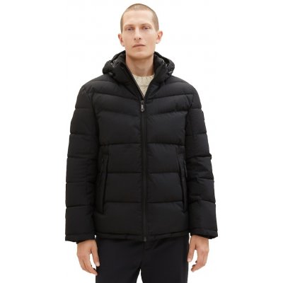 Tom Tailor pánská zimní bunda s kapucí 1037339/29999 černá – Zboží Mobilmania