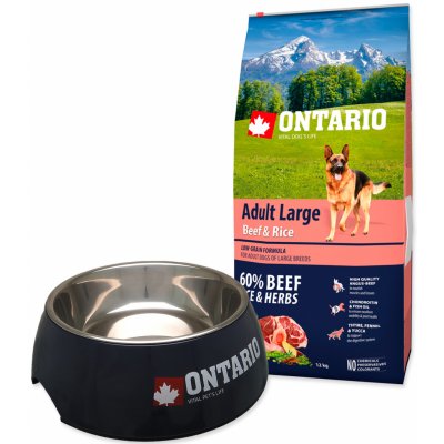 Ontario Adult Large Beef & Rice 12 kg