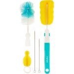 Akuku A0410 sada kartáčů na čištění láhví a dudlíků modrá – Zboží Dáma