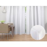 Biante Dekorační závěs Monako PM-126 Drobný nopkový vzor bílý - šířka 270 cm 270x230 cm – Zboží Dáma