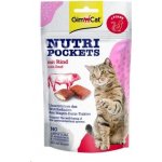 Gimcat Nutri Pockets s hovězím 60 g – Zbozi.Blesk.cz