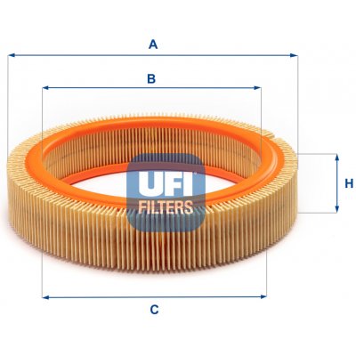 UFI Vzduchový filtr 3080700 – Hledejceny.cz