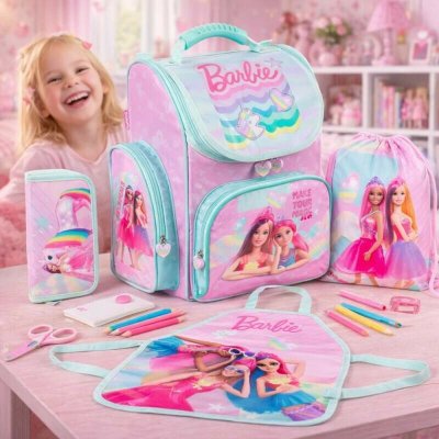 ZVÝHODNĚNÁ ŠKOLNÍ SADA 4KS BARBIE – Hledejceny.cz