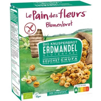 Le Pain des Fleurs Křupavé plátky s tygřími ořechy 150 g – Zboží Dáma