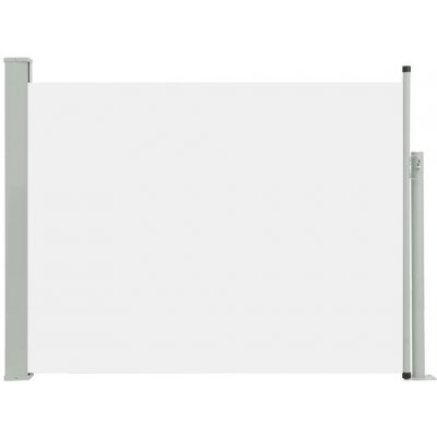 Greatstore Zatahovací boční markýza/zástěna na terasu 140 x 500 cm krémová – Zboží Mobilmania