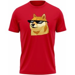 MemeMerch tričko Cool Doge red