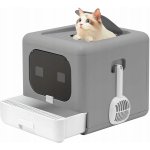 K&M krytá kočičí toaleta 37,5 x 40 x 39 cm – Sleviste.cz