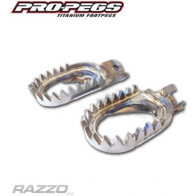 Titanové široké stupačky ProPegs Titanium Footpegs Enduro Honda CR125 / CR250 / CRF250R / CRF450R | Zboží Auto
