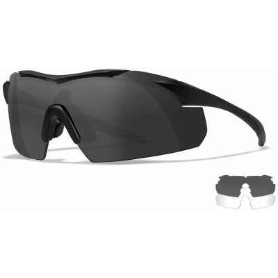 Brýle Wiley X Vapor 2.5 černé 2 skla čiré a kouřově šedé – Zbozi.Blesk.cz