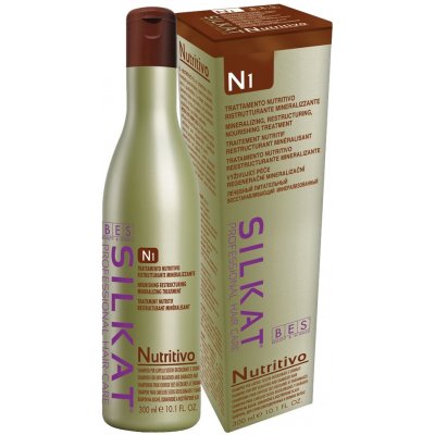 Bes Silkat Nutritivo šampon na poškozené vlasy N1 300 ml od 215 Kč -  Heureka.cz