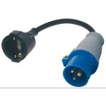 CEE Adaptér samec na Schuko samici - 3 pólový 901208