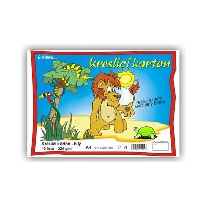Kreslicí karton A4 220 g 10 ks – Zboží Dáma