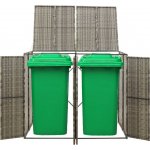 VidaXL Polyratanový 140 x 80 x 117 cm šedý – Hledejceny.cz