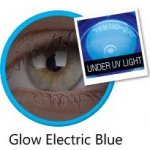 Crazy ColourVUE UV svítící 2 čočky - nedioptrické roční Electric Blue – Sleviste.cz