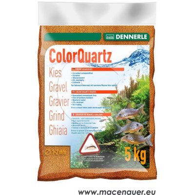 Dennerle písek Color-Quarzkies oranžový 5 kg – Zboží Mobilmania